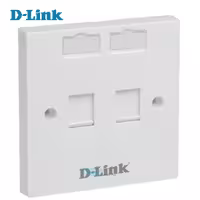 فیس پلیت 2 پورت دی لینک مدل D-Link NFP-0WHI21