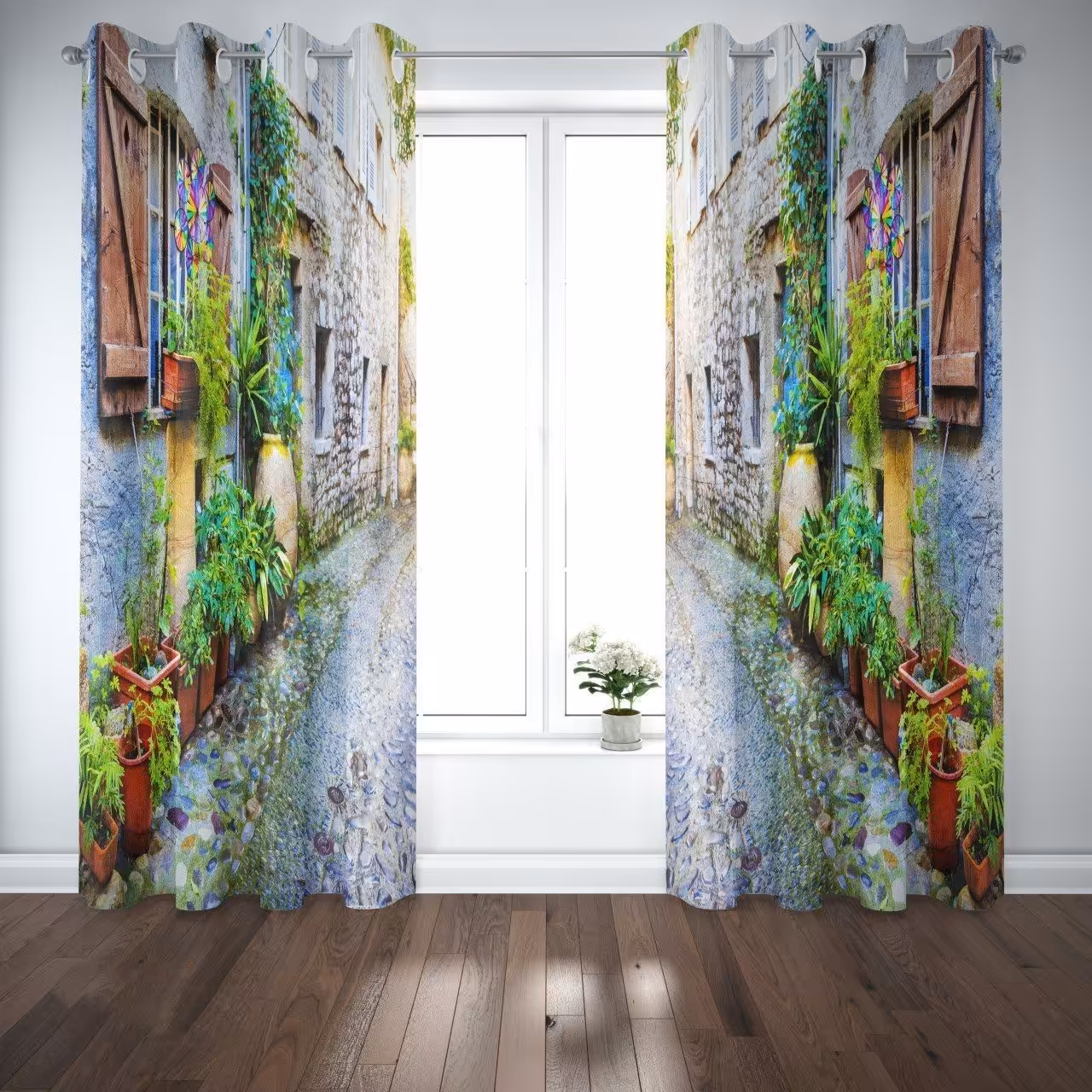 پرده چاپی  پانچ  طرح   نقاشی و منظره  کد1629