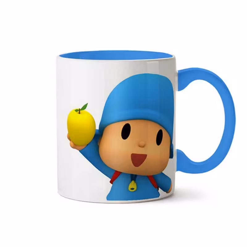 ماگ طرح pocoyo  با چاپ اختصاصی نام فرزند شما 