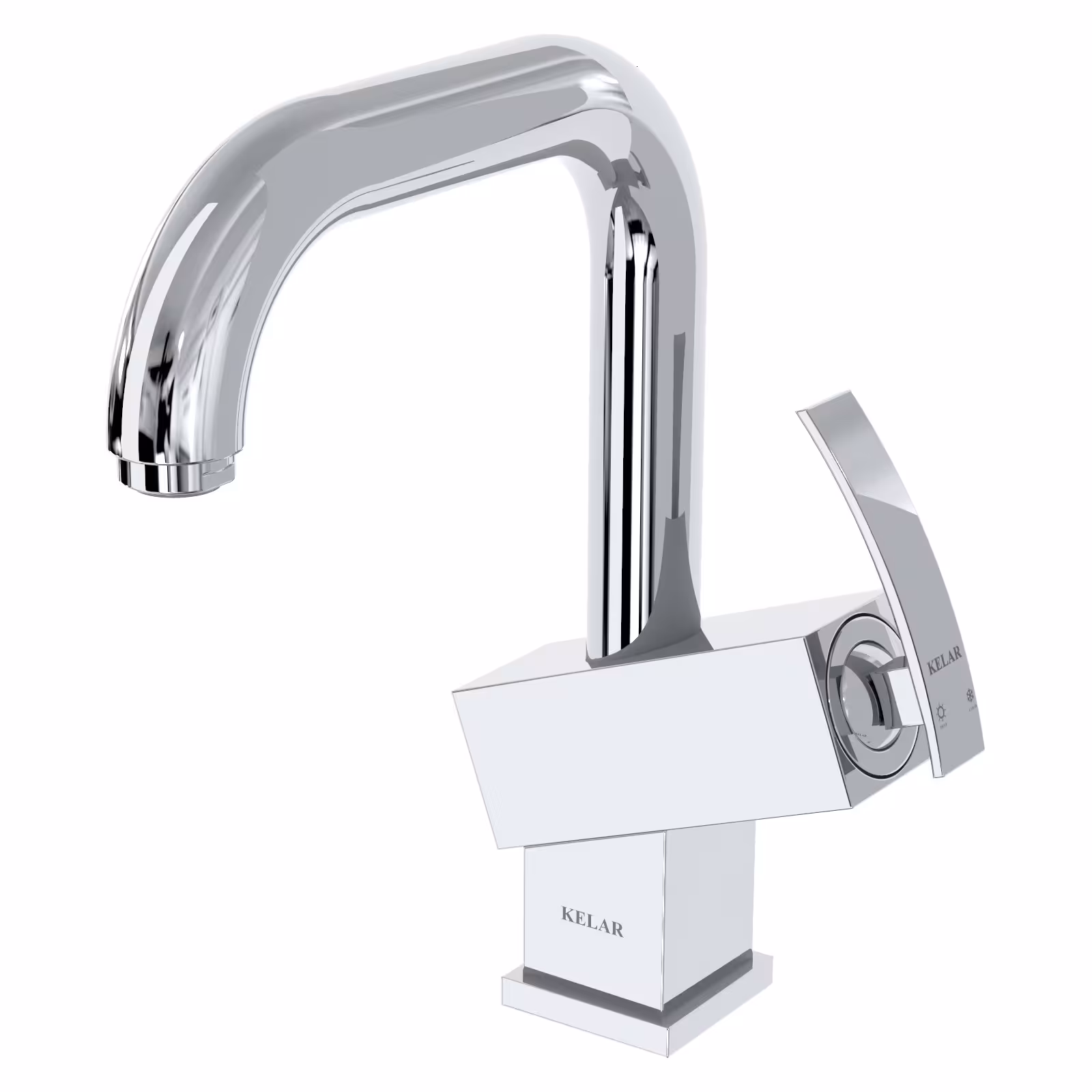 شیر روشویی علم دار کلار مدل سوپر فلت