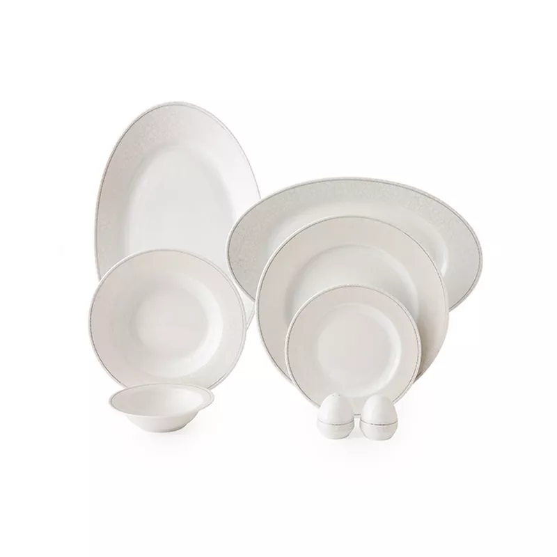 سرویس چینی زرین 6 نفره غذاخوری کلارا (28 پارچه)