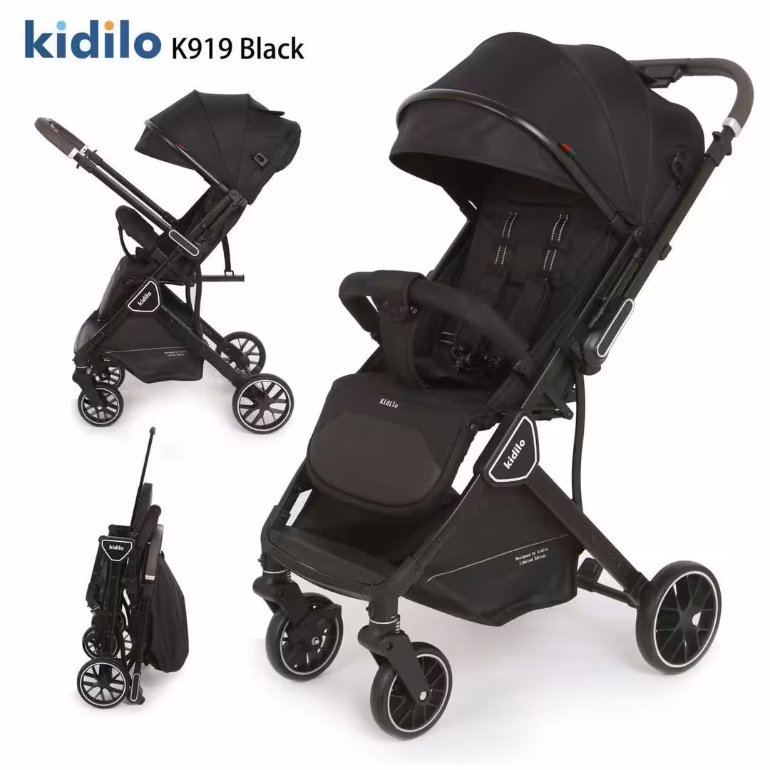 کالسکه مسافرتی چمدانی دسته دو طرفه مدل K919 برند کیدیلو KIDILO