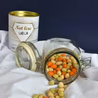 بادام زمینی طعم دار  مخلوط 460 گرمی ناتلاین