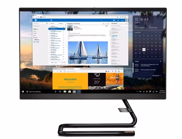 کامپیوتر All In One لنوو 21.5 اینچی مدل IdeaCentre A340-GB با پردازنده i3 رم 8GB حافظه 1TB HDD 128GB SSD گرافیک Intel صفحه نمایش غیر لمسی
