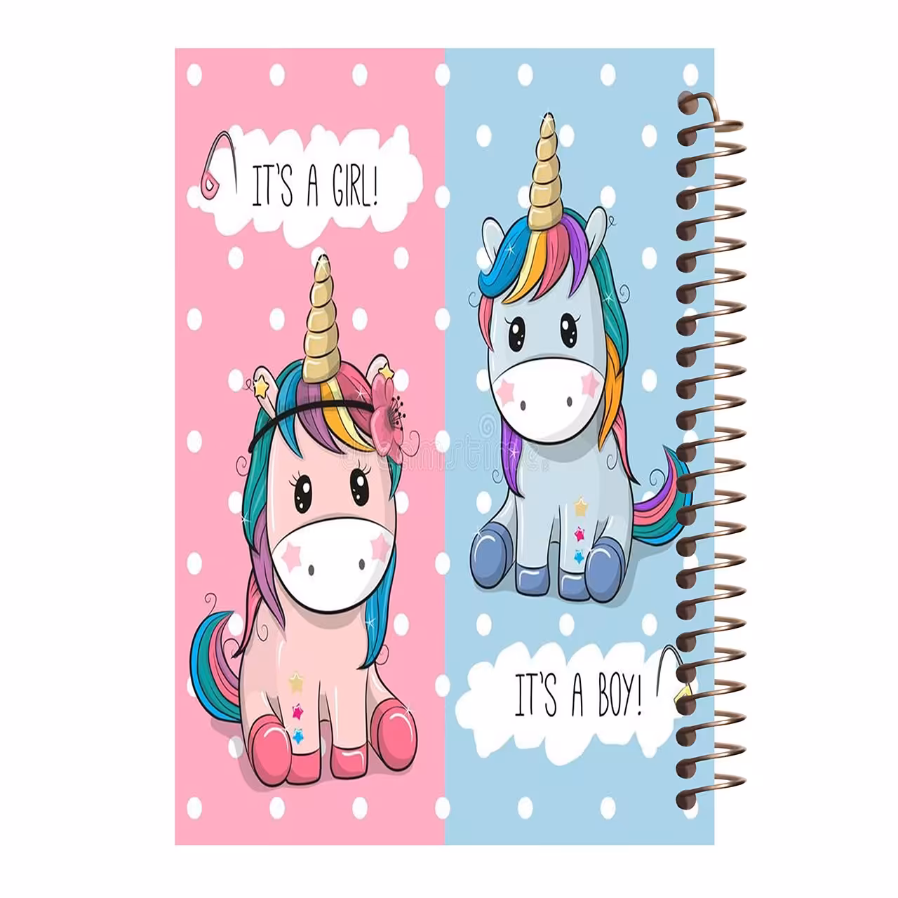 دفتر نقاشی 60 برگ مشایخ طرح اسب تک شاخ (یونیکورن) کد 4