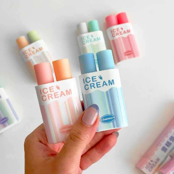 هایلایتر ICE CREAM دوقلو پاستلی