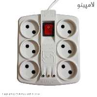 محافظ برق 6 خانه لجور الکتریک L101 سیم 18 متری