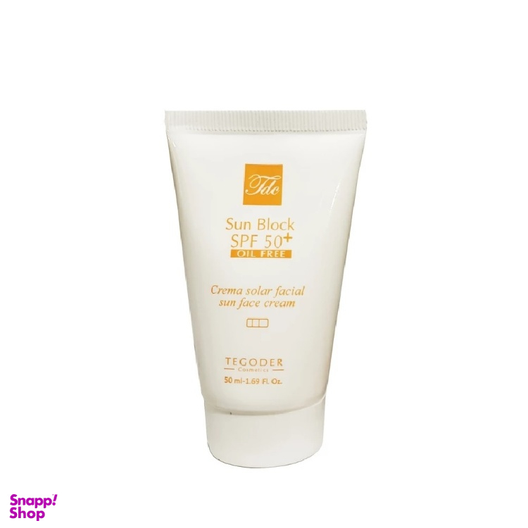 کرم ضد آفتاب تگودر SPF 50 مدل Sun Block حجم 50 میلی لیتر