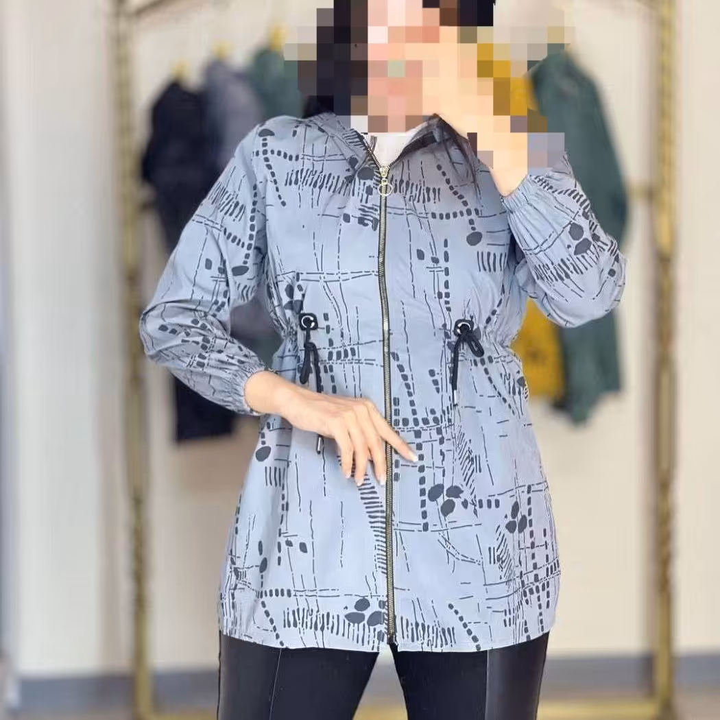 مانتو بارانی میکرو کجراه گرم بالا رنگبندی متنوع 