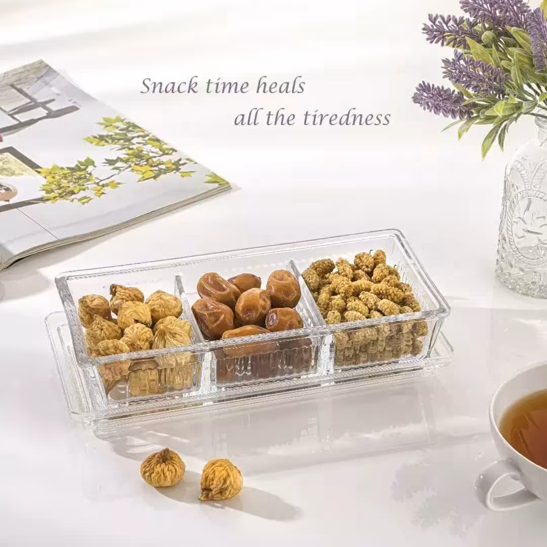 اردور خوری شیشه ای سه خانه با درب اکرولیک
