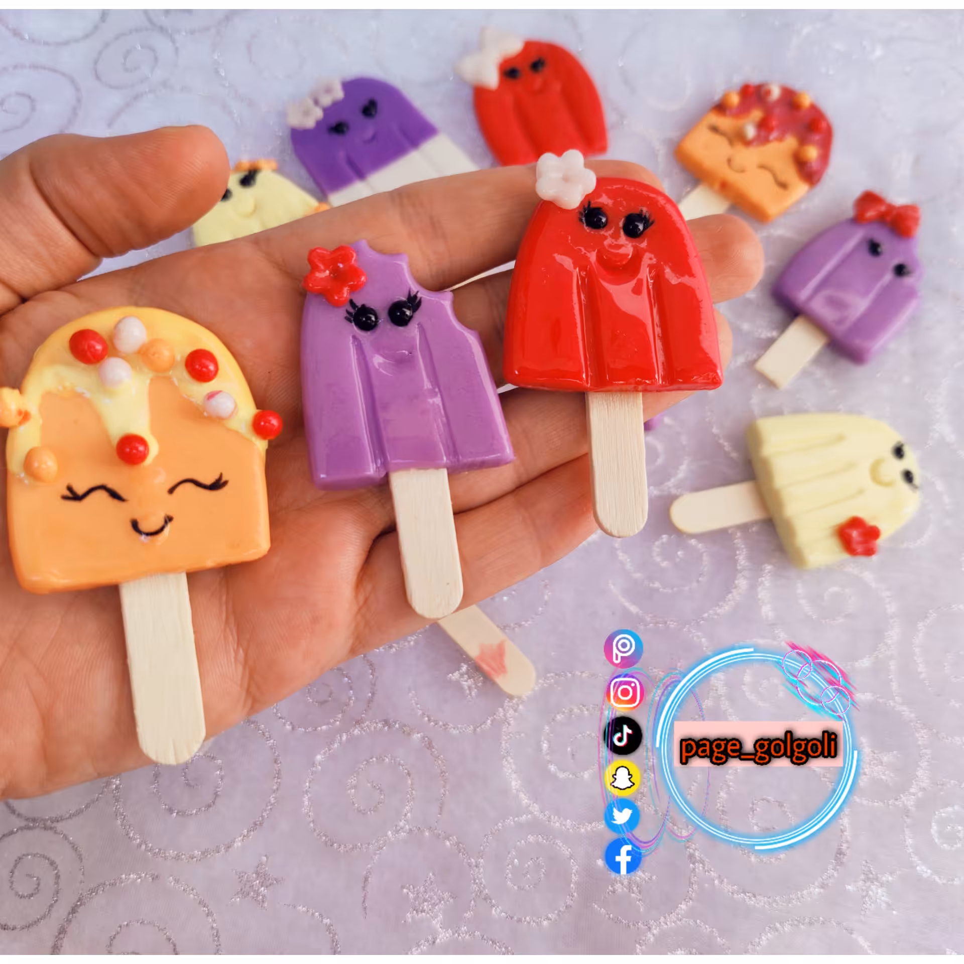 مگنت بستنی،مناسب دکوری و رو یخچالی