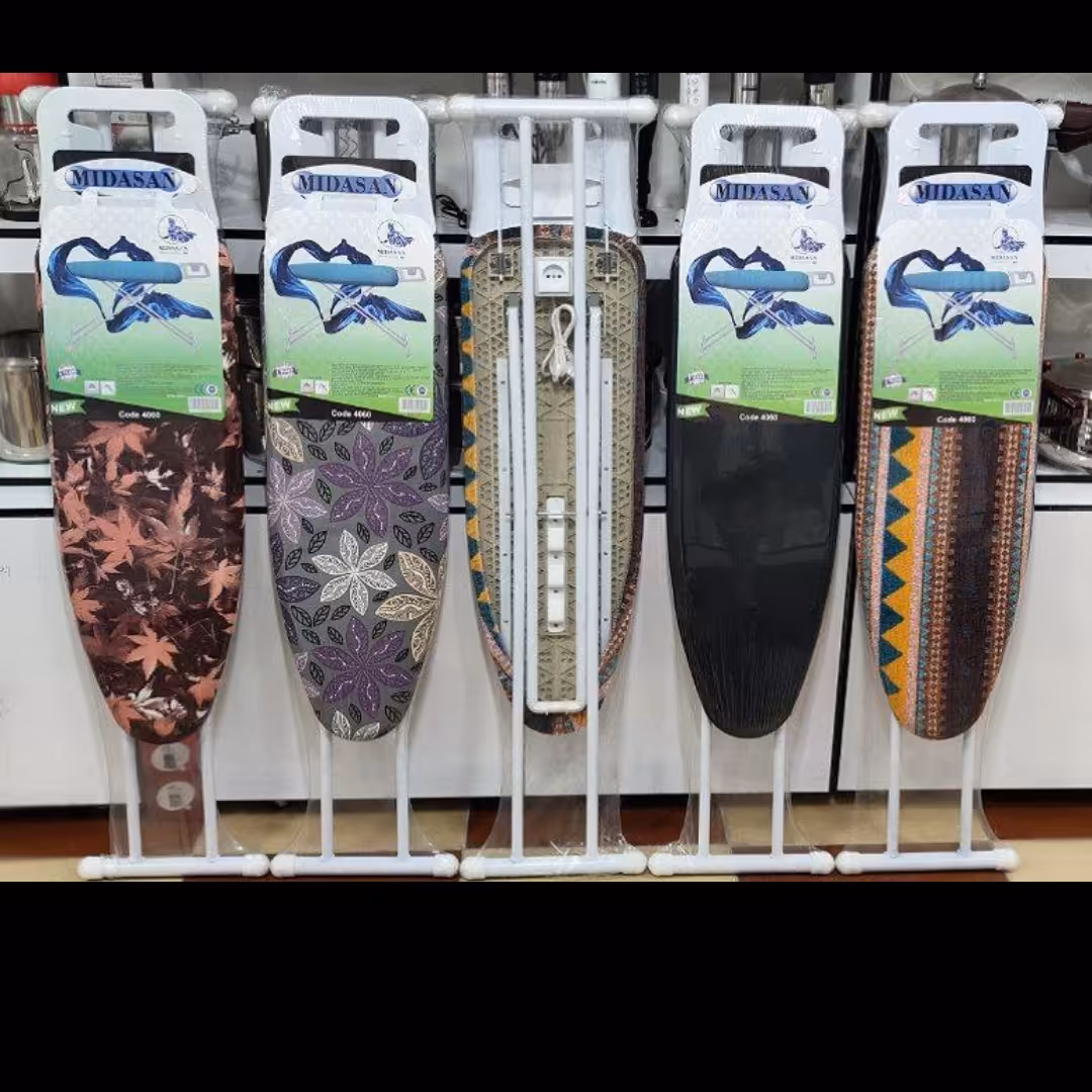 میز اتو پایه بلند درجه1 شاهین
چندین طرح زیبا و پر فروش،پریز دار