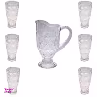 ست پارچ و لیوان 7 پارچه کد E002