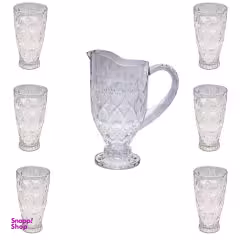 ست پارچ و لیوان 7 پارچه کد E002