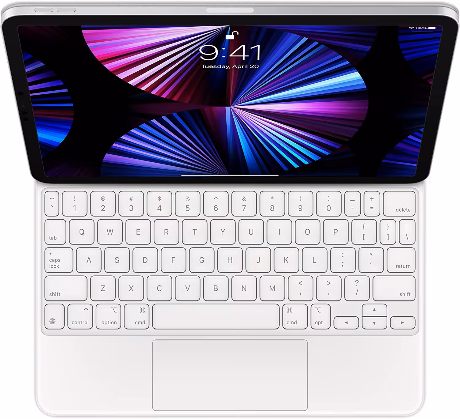 مجیک کیبرد اپل مخصوص آیپد پرو 11 Apple Magic Keyboard (سفید)
