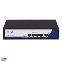 سوییچ 4 پورت PoE اچ ار یو آی مدل SW HR900-AF-41N