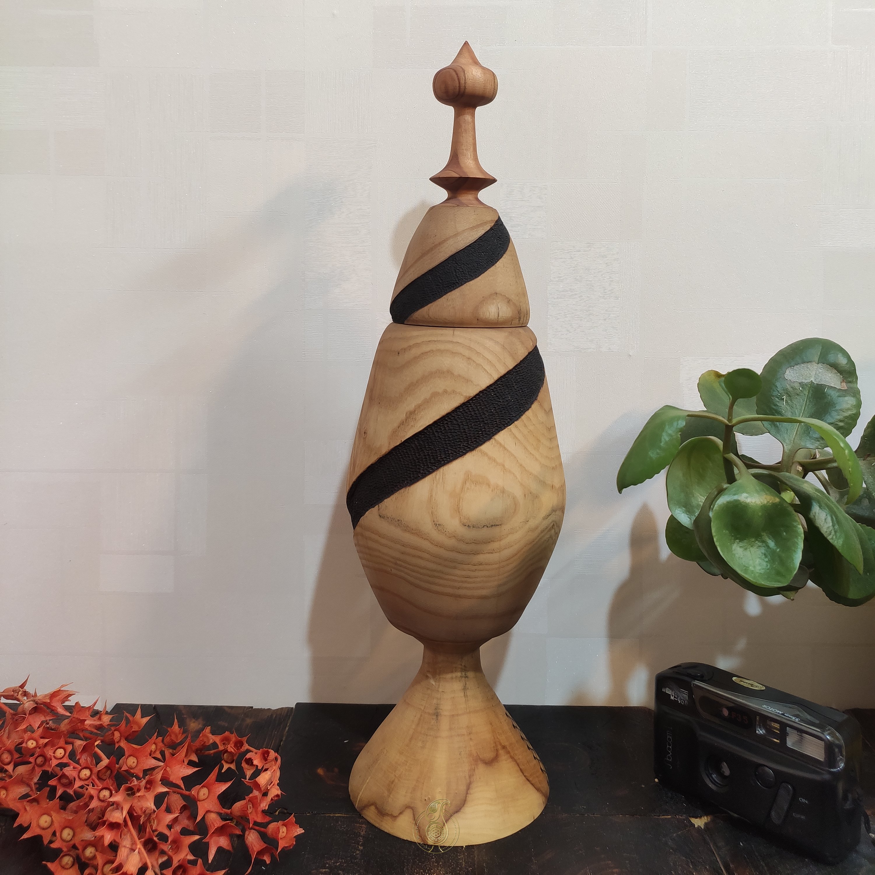 شکلات‌خوری چوبی سوخته کاری