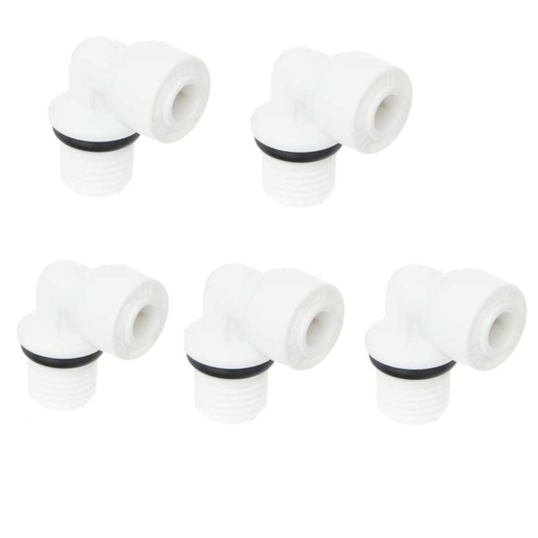 تبدیل زانویی رزوه به فتینگ تصفیه کننده آب مدل A9513 بسته 5  عددی