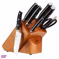 سرویس چاقو آشپزخانه 8 پارچه جی فی نی کد 2301