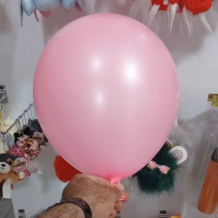 بادکنک لاتکس صورتی 12 اینچ