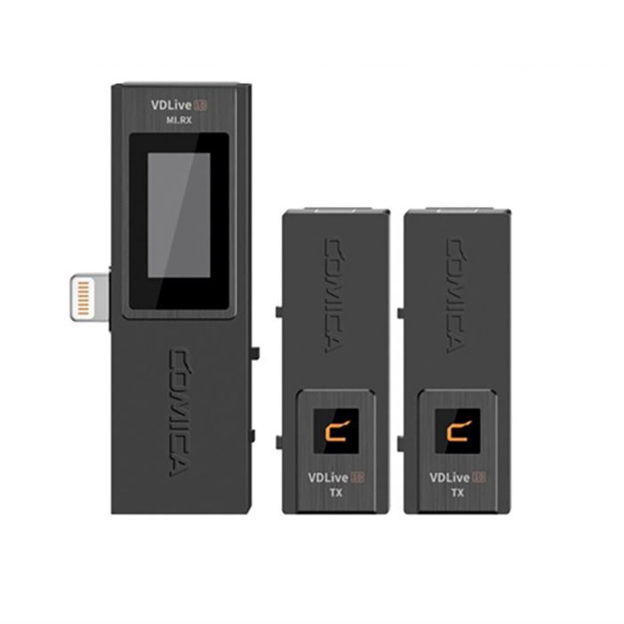 میکروفون یقه ای بی سیم کامیکا مدل VDLive10 MI رابط Lightning