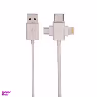 کابل تبدیل USB به لایتنینگ/USB-C/MicroUSB آرسون (Arson) مدل AN-311 طول 1 متر