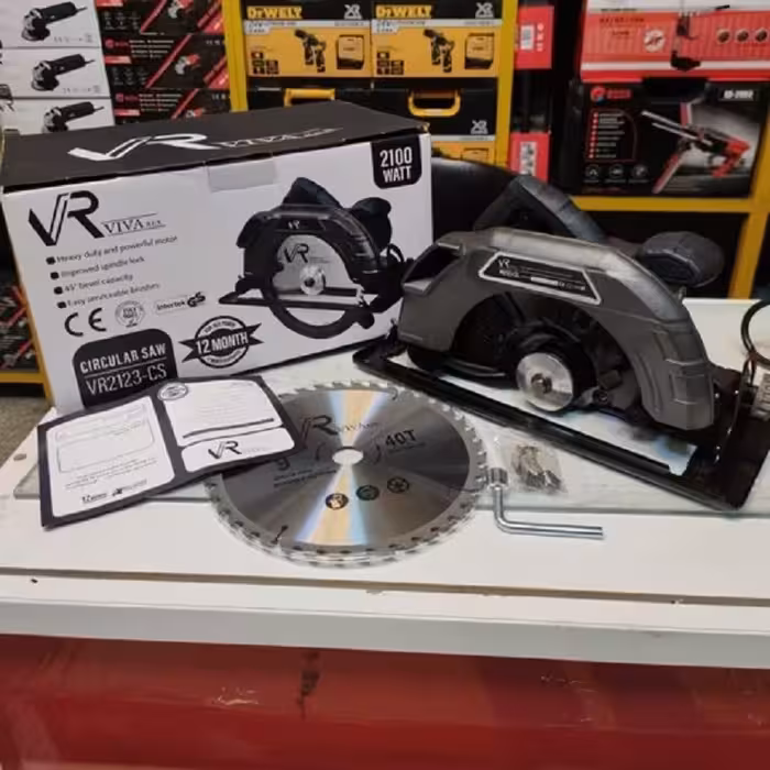 اره گردبر اره دیسکی 230 میلیمتر 2100 وات ویوارکس VR2123CS 