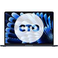 مک بوک ایر 15 اینچ 2024 سری M3 کاستوم پردازنده 8core - 10core حافظه رم 24 گیگابایت هارد 2 ترابایت میدنایت Z1BV0006S - Hiappleir