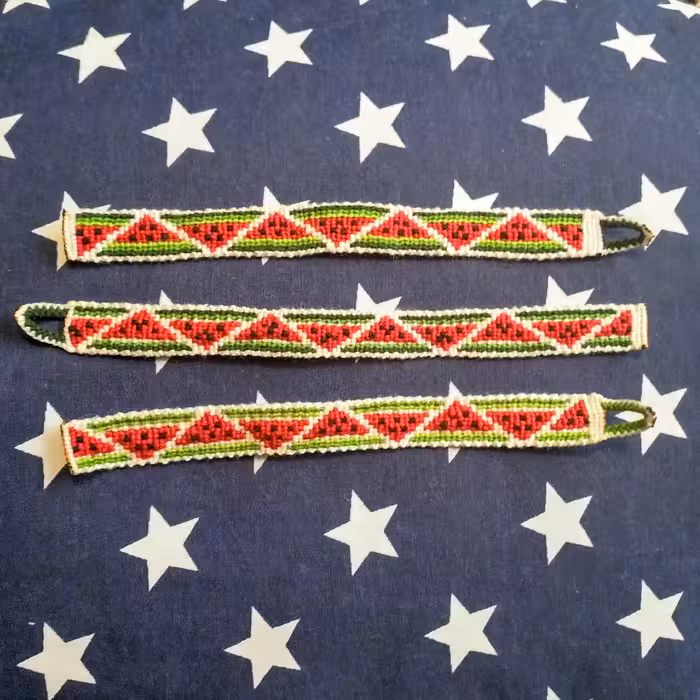 دستبند دوستی طرح هندوانه