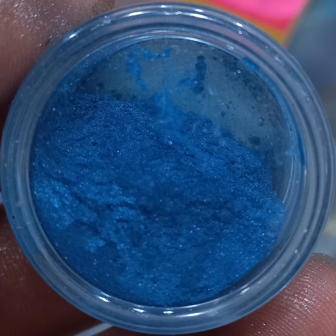 رنگ پودری صدفی آبی کد3