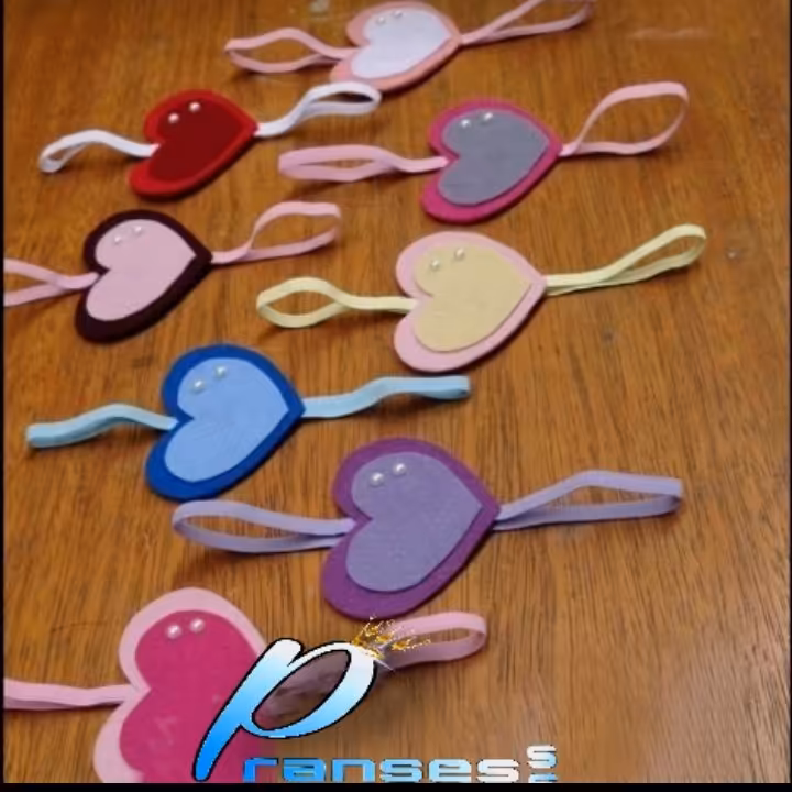 هدبند کشی دخترانه مدل قلب ( رنگبندی متنوع)