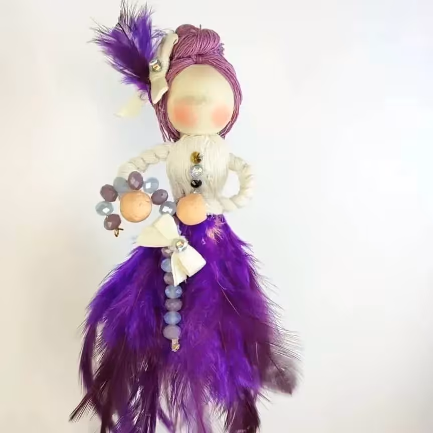 عروسک مکرومه با بهترین متریال با رنگبندی دلخواه برای ولنتاین
ی هدیه خاص و زیبا ..با رنگبندی دلخواه...هر تغیر و هر مدل ب 