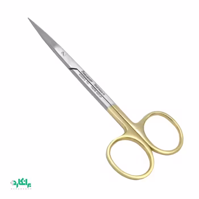 قیچی ایریس دسته طلایی با تیغه تنگستن کارباید