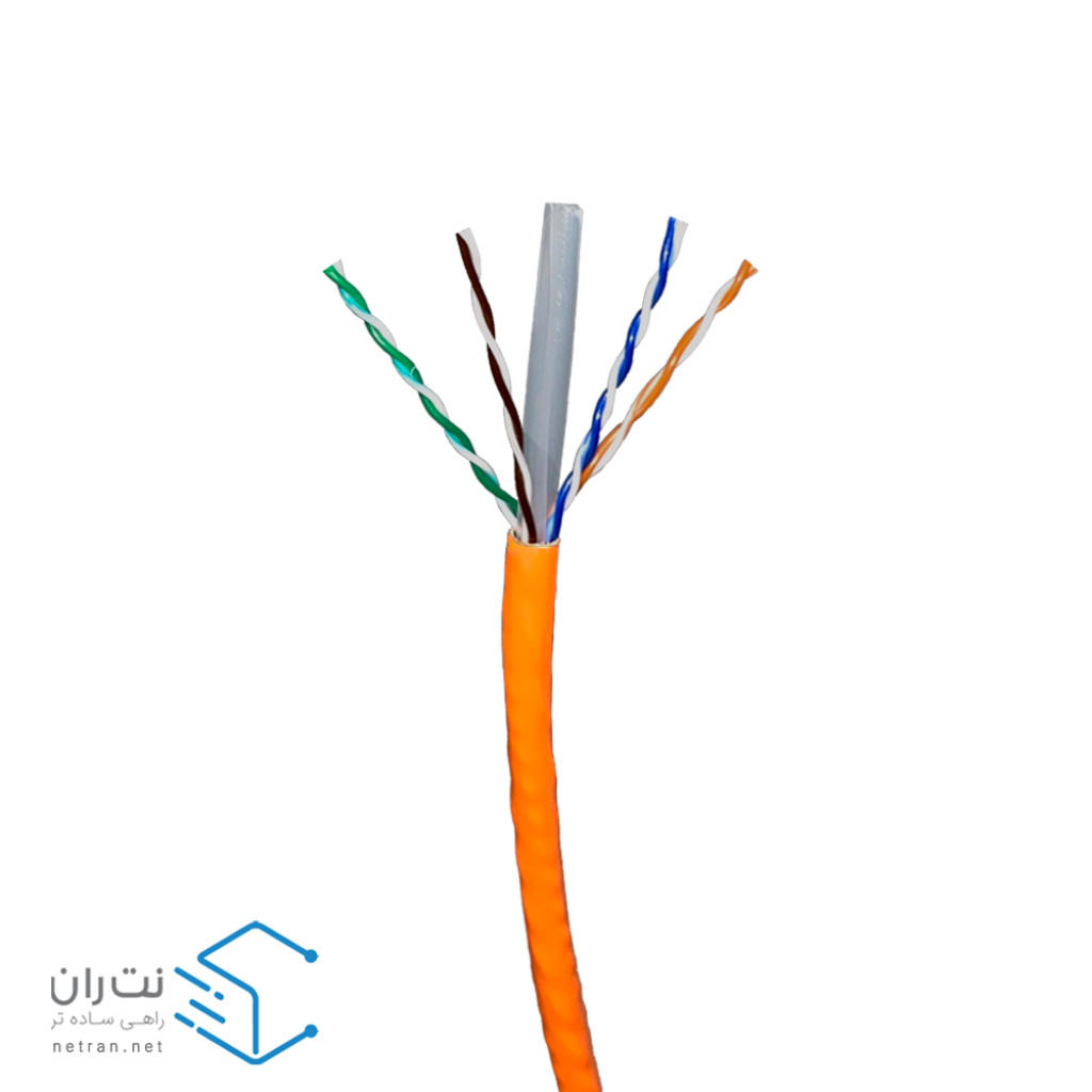 کابل شبکه نگزنس Cat6 UTP تمام مس تست فلوک پرمننت روکش PVC حلقه 305 متری اورجینال