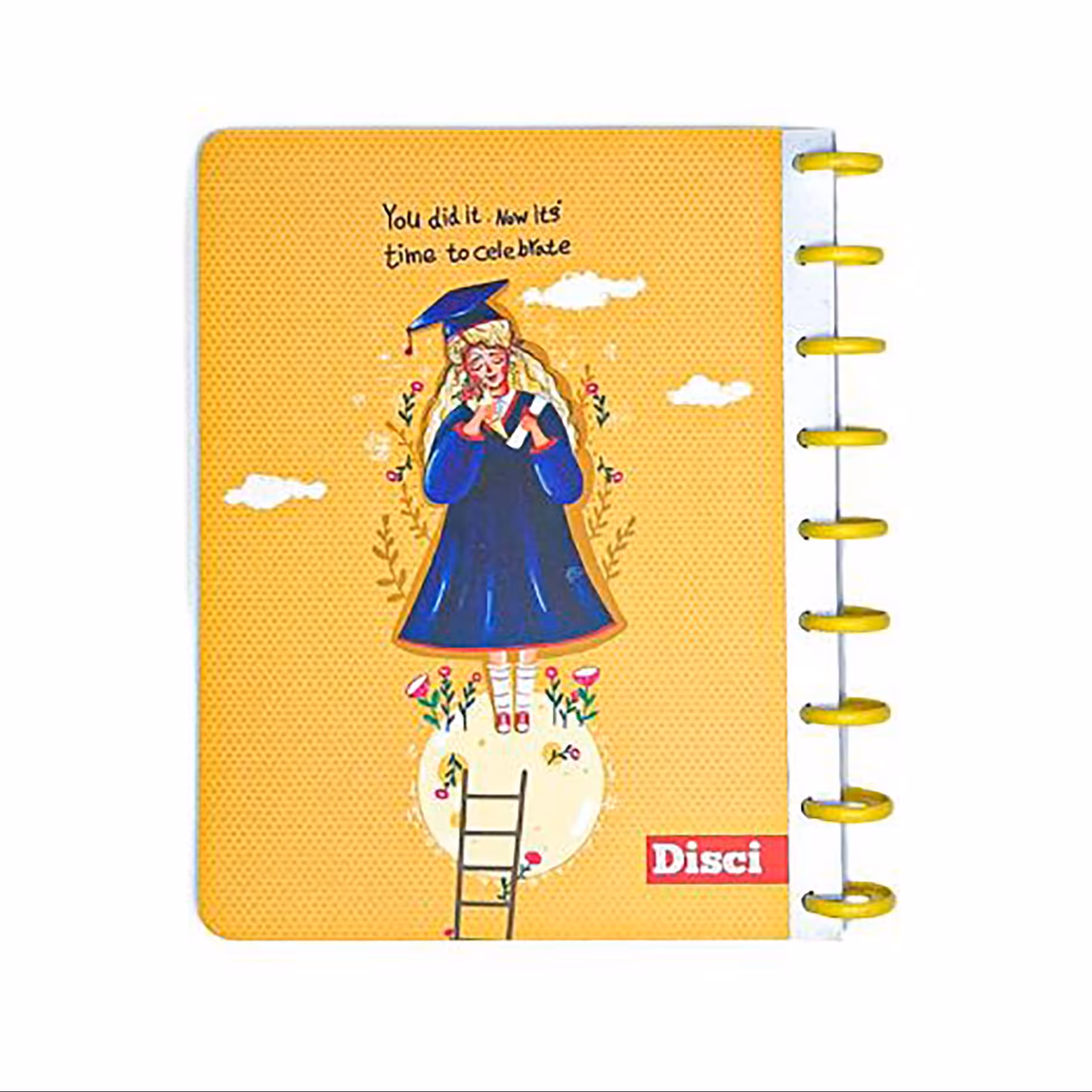 دفتر مشق دیسکی 80 برگ یاس آکام مدل دانشجو