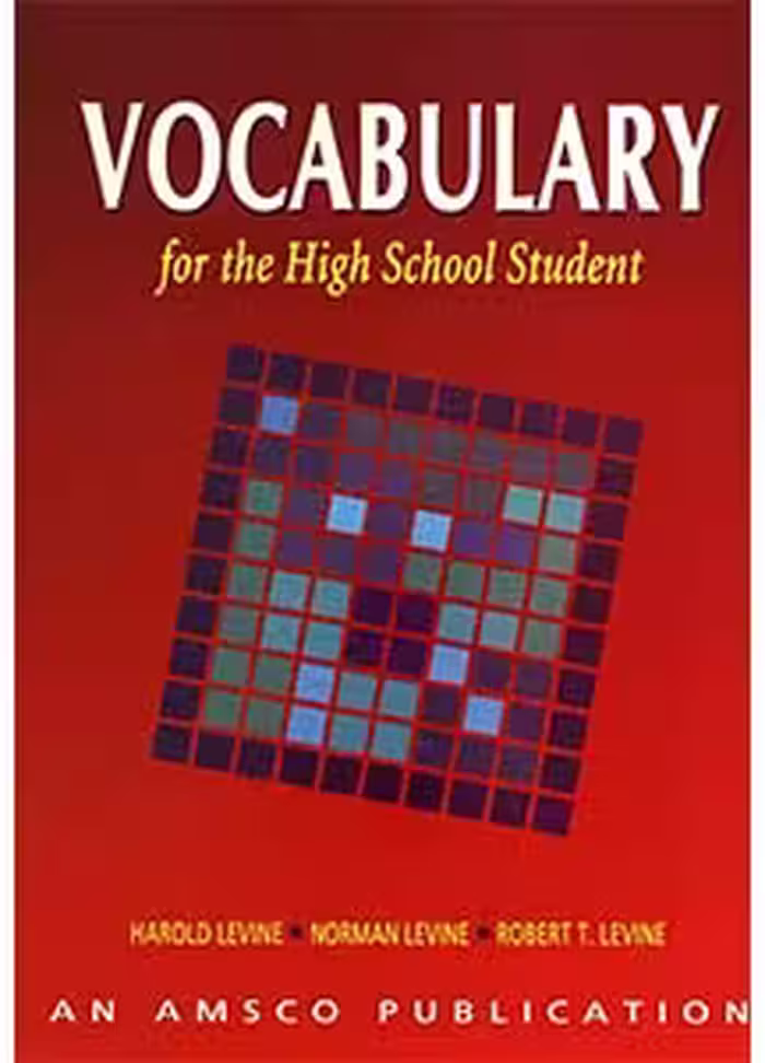 کتاب vocabulary for high school students