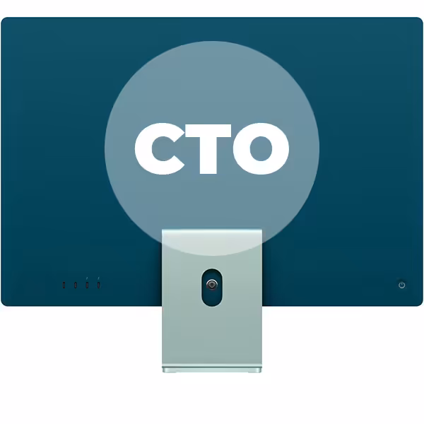 آی‎ مک 24 اینچ کاستوم پردازنده 8 هسته ای M1 گرافیک 8 هسته ای 16 گیگابایت Ram ظرفیت 512 گیگابایت SSD سبز - Hiapple.ir