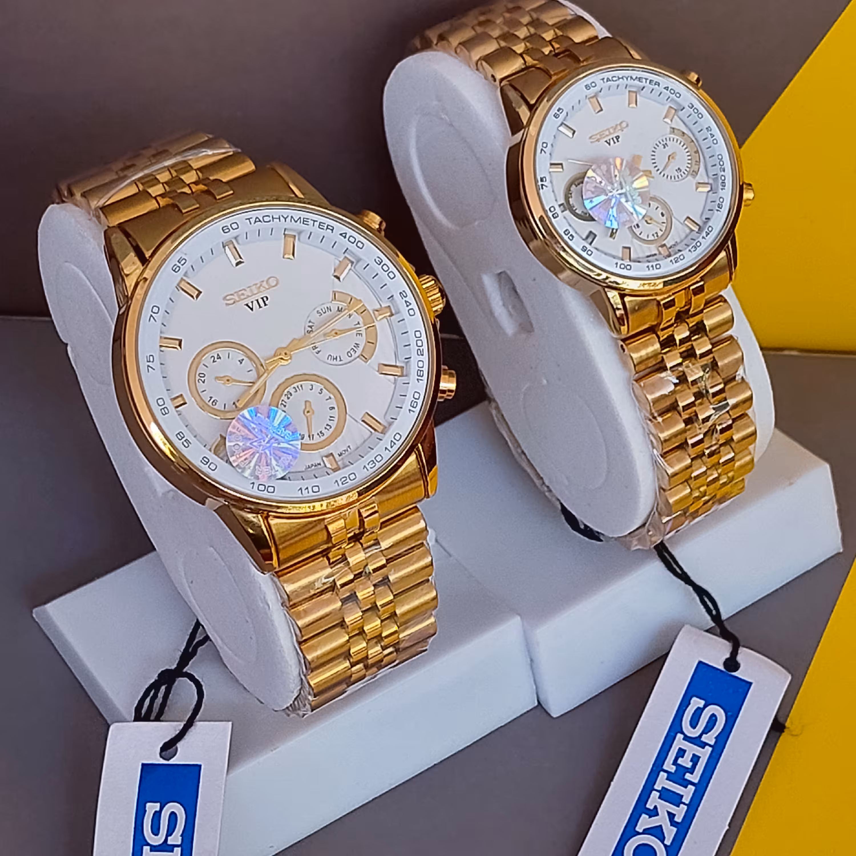 ساعت ست  مردانه و زنانه SEIKO سه موتوره فعال فول تایم VIPژاپن 