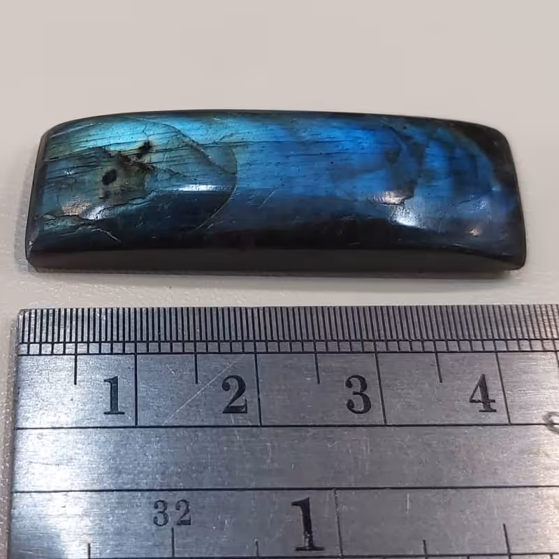 نگین لابرادورایت جواهری 7رنگ تراش تایلند قیمت ویژه کیفیتی عالی مناسب جواهرات کلکسیونی 