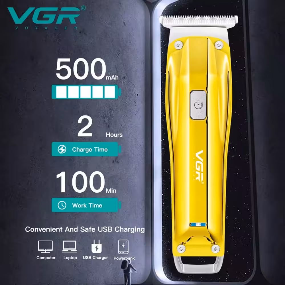  ریش تراش برقی vgr- ماشین اصلاح موی سر و صورت وی جی ار مدل 955