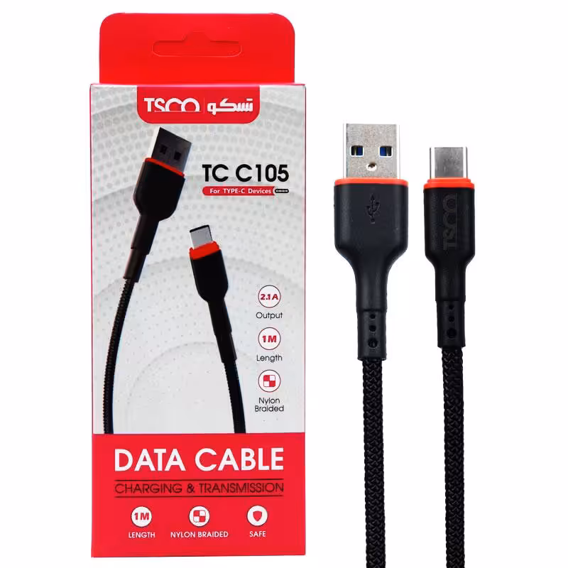کابل شارژ Type-C تسکو TSCO TC C105