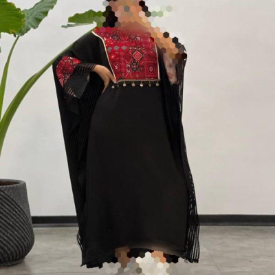 مانتو عبایی ابروبادی مجلسی زنانه