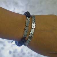 دستبند دولاین حدید و مهره