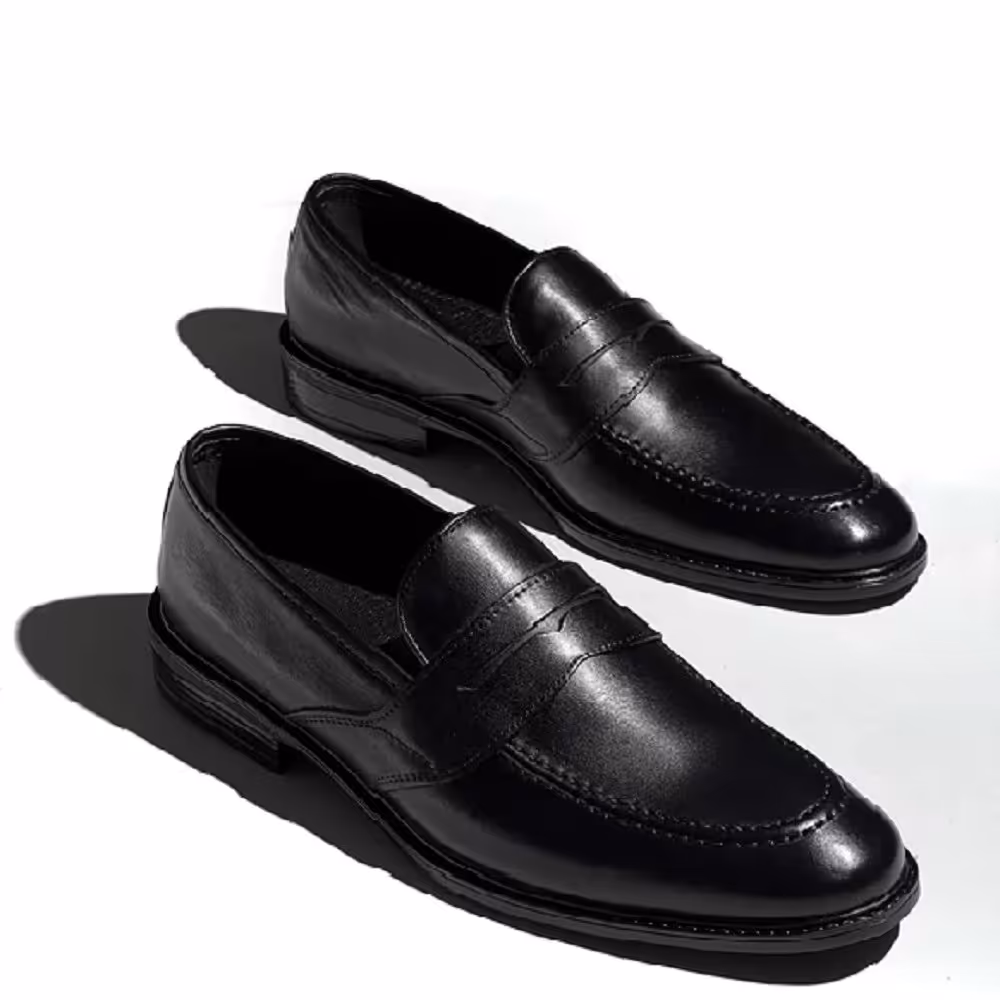 کفش چرم مردانه S6014