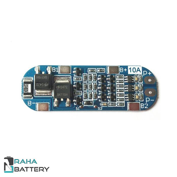برد محافظ BMS PCM باتری لیتیوم (Li-ion) 3 سل 10A آمپر 3.7V