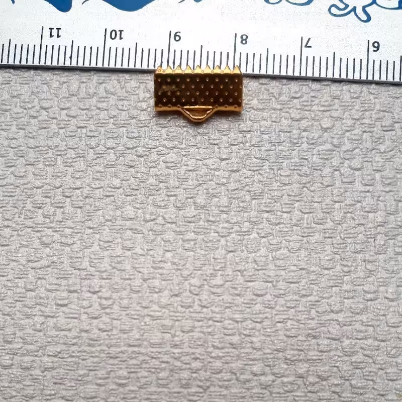 بست گازگیر طلایی بزرگ بسته 10 عددی