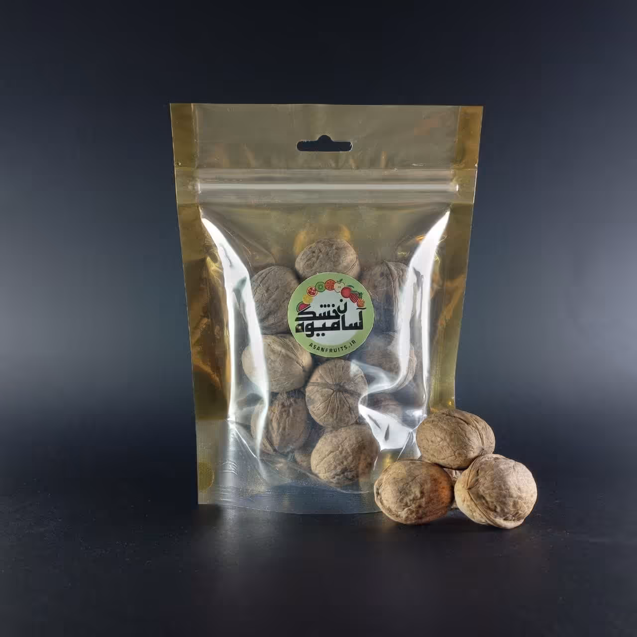 گردو با پوست 50 گرمی