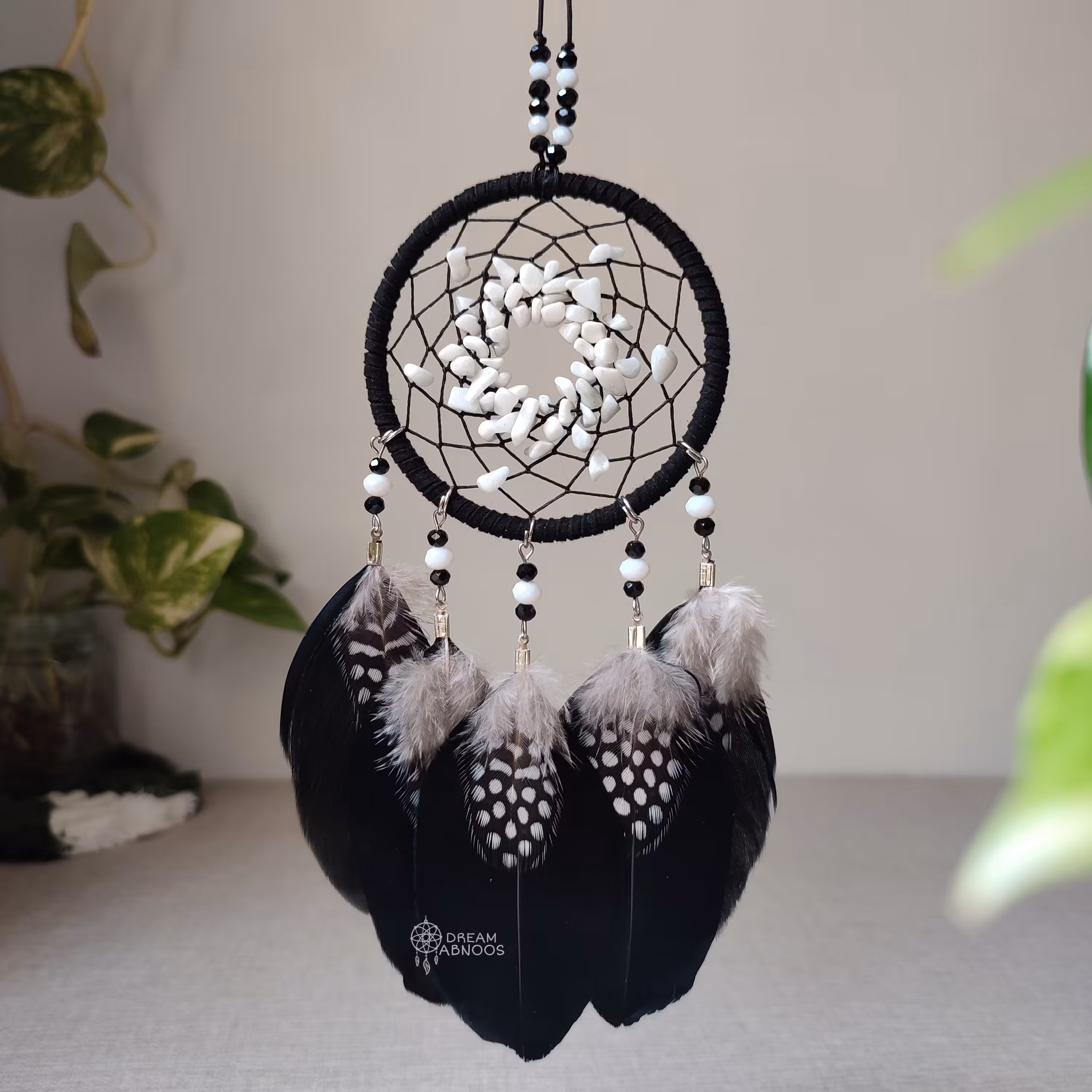 آویز ماشین دریم کچر طرح پر خالدار