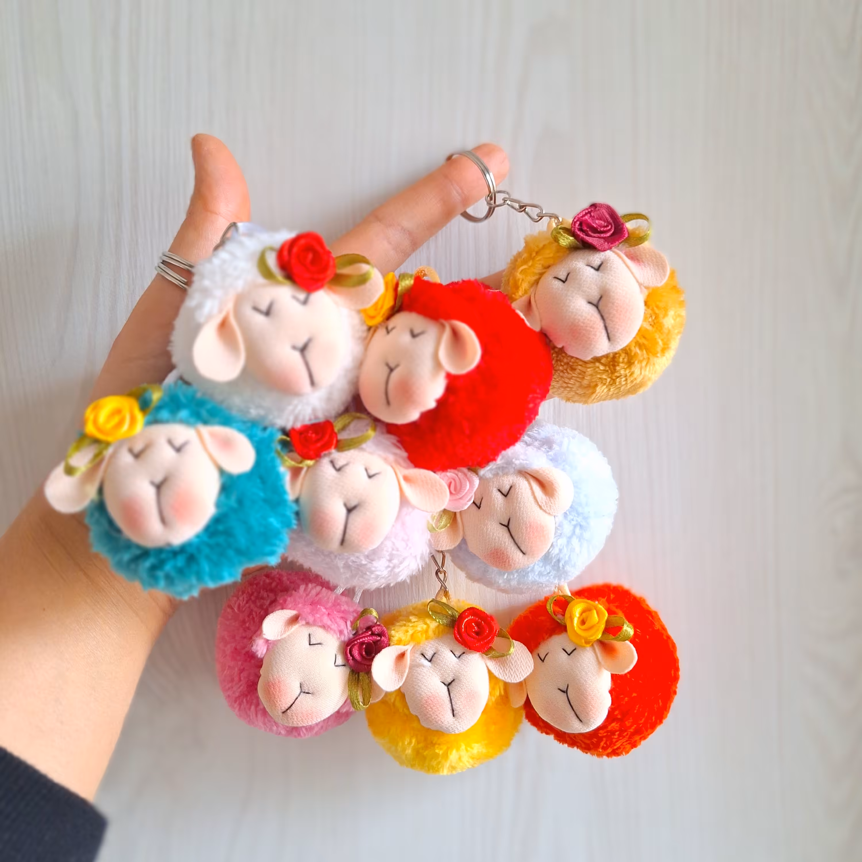 پک 50 عددی جاکلیدی فروش عمده جاکلیدی گوسفند . رابیت فلت