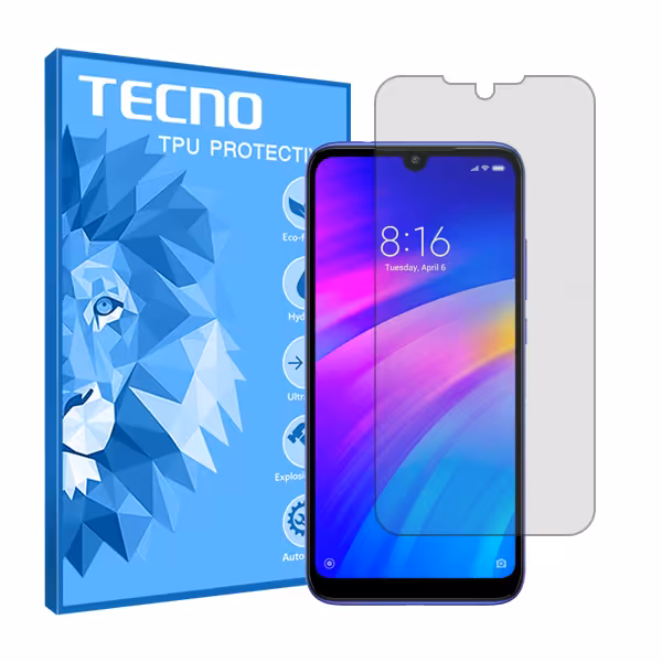 گلس شیائومی Redmi Note 7 مدل هیدروژلی شفاف برند تکنو کد S